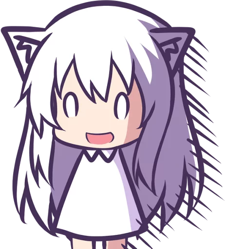 😨 Стикер «Mashiro Neko» для Telegram