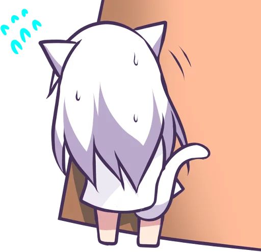 😖 Стикер «Mashiro Neko» для Telegram