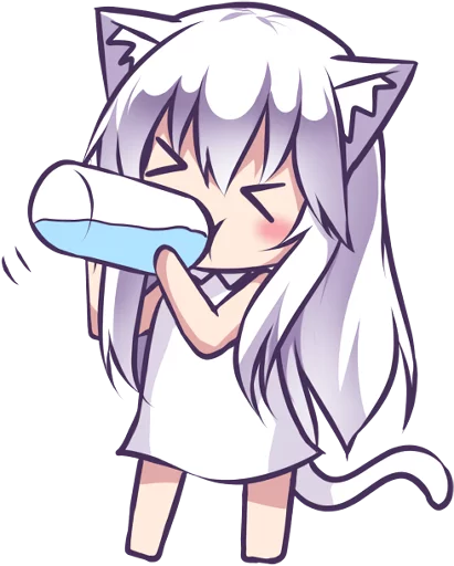 🤤 Стикер «Mashiro Neko» для Telegram