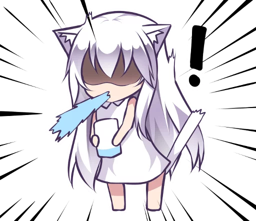 😨 Стикер «Mashiro Neko» для Telegram