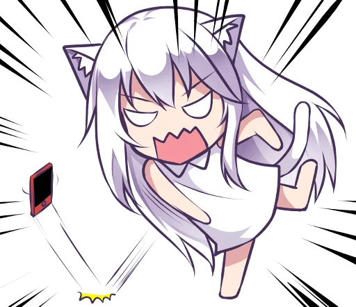 😤 Стикер «Mashiro Neko» для Telegram