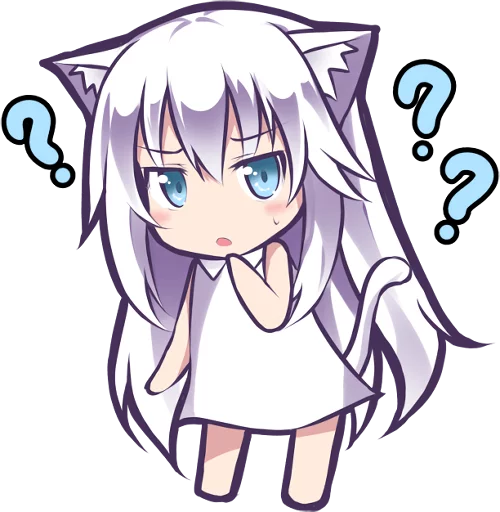 🤔 Стикер «Mashiro Neko» для Telegram