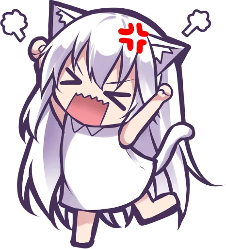 😤 Стикер «Mashiro Neko» для Telegram