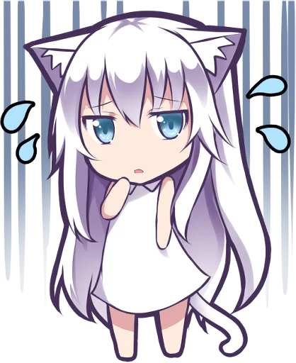 😰 Стикер «Mashiro Neko» для Telegram