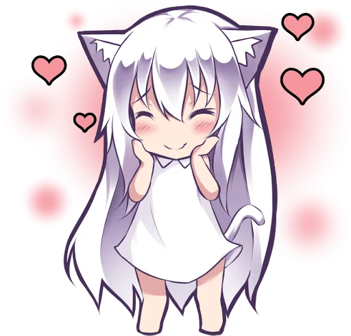 😍 Стикер «Mashiro Neko» для Telegram
