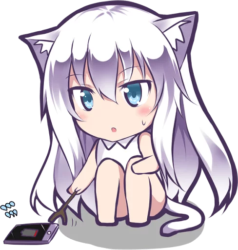 😯 Стикер «Mashiro Neko» для Telegram