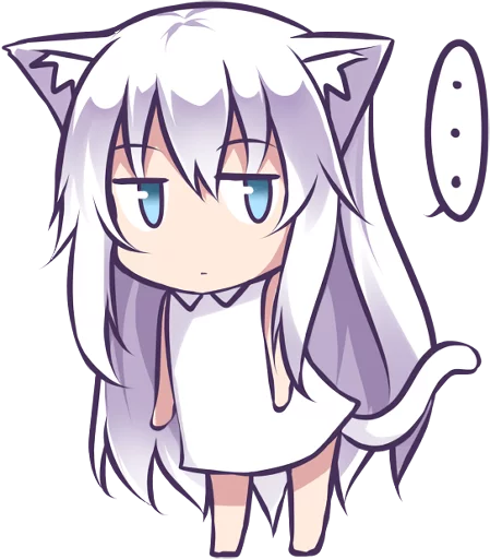 😐 Стикер «Mashiro Neko» для Telegram