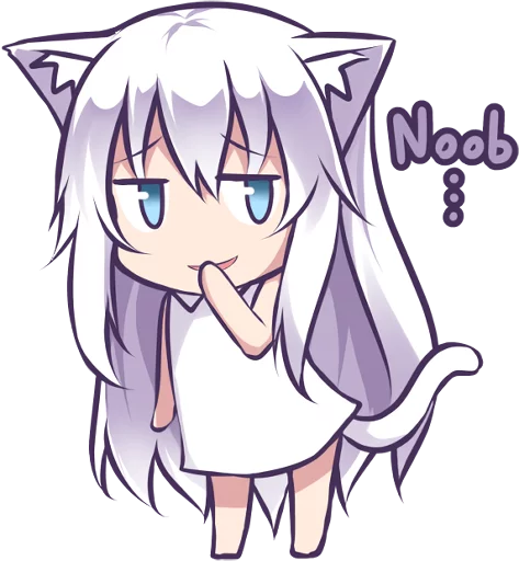😏 Стикер «Mashiro Neko» для Telegram
