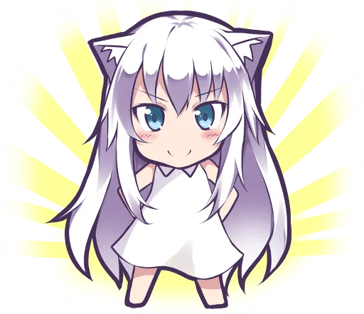 😎 Стикер «Mashiro Neko» для Telegram