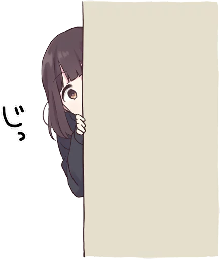 👀 Стикер «Menhera-chan.» для Telegram