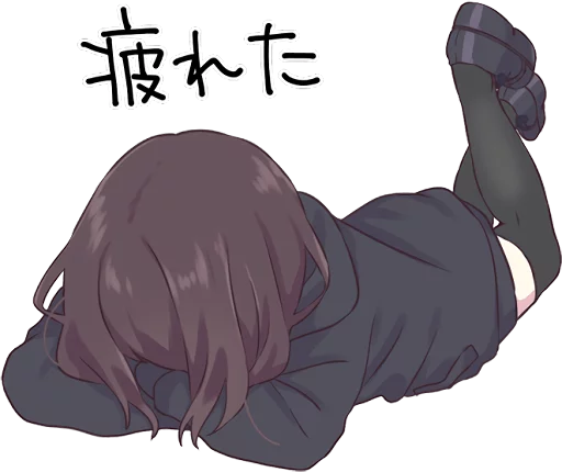 😩 Стикер «Menhera-chan.» для Telegram