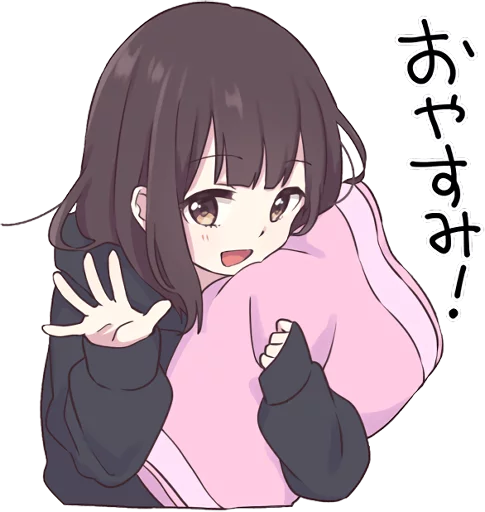 👋 Стикер «Menhera-chan.» для Telegram