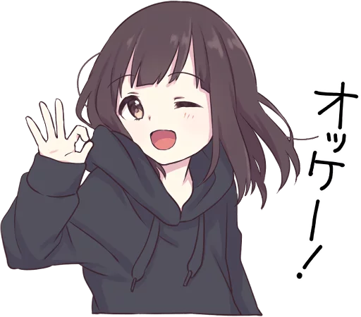 👌 Стикер «Menhera-chan.» для Telegram