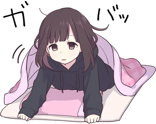😪 Стикер «Menhera-chan.» для Telegram