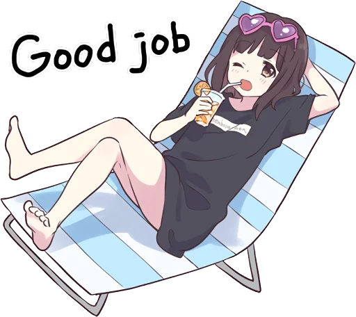 👍 Стикер «Menhera-chan 2 ENG» для Telegram