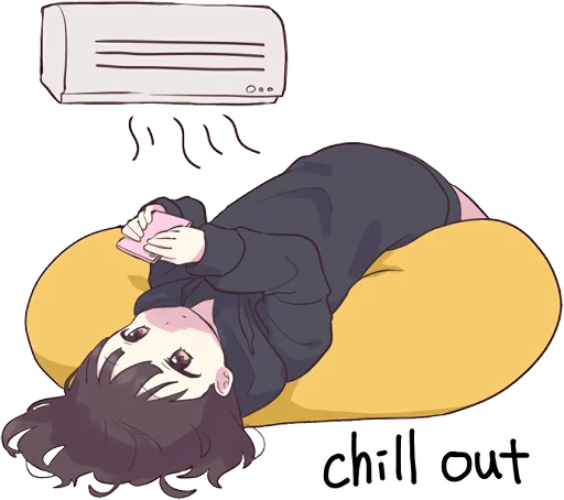 😑 Стикер «Menhera-chan 2 ENG» для Telegram
