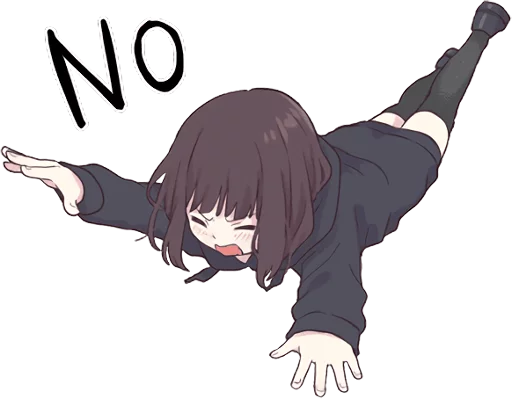 ❌ Стикер «Menhera-chan 2 ENG» для Telegram