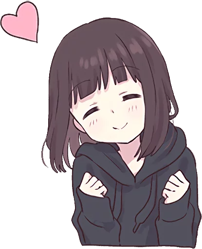 😍 Стикер «Menhera-chan 2 ENG» для Telegram