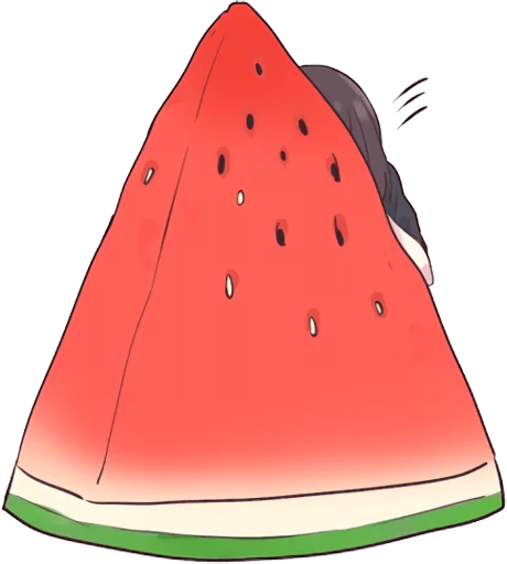 🍉 Стикер «Menhera-chan 2 ENG» для Telegram