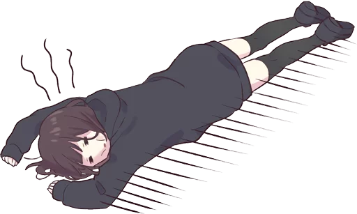 😞 Стикер «Menhera-chan 2 ENG» для Telegram