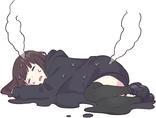 🤯 Стикер «Menhera-chan 2 ENG» для Telegram