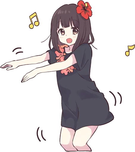 🎶 Стикер «Menhera-chan 2 ENG» для Telegram