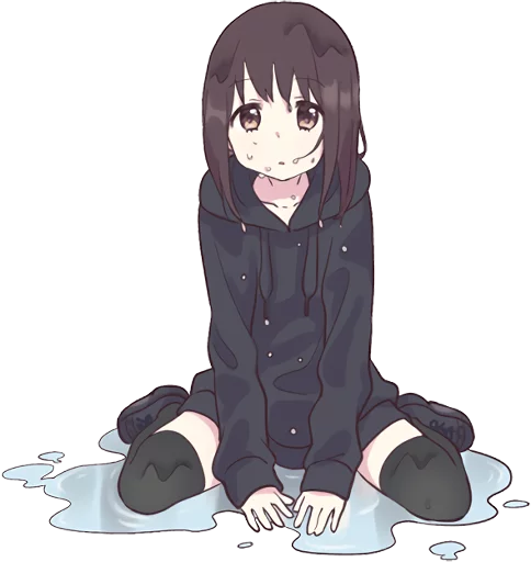 💦 Стикер «Menhera-chan 2 ENG» для Telegram
