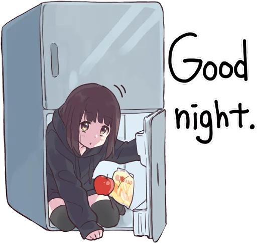 😴 Стикер «Menhera-chan 2 ENG» для Telegram