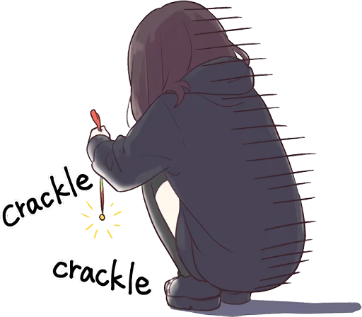 😞 Стикер «Menhera-chan 2 ENG» для Telegram