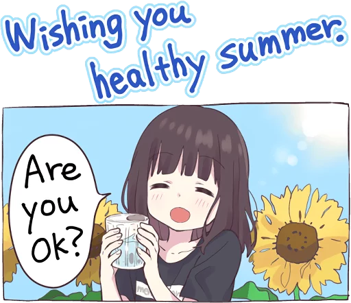 ☀️ Стикер «Menhera-chan 2 ENG» для Telegram