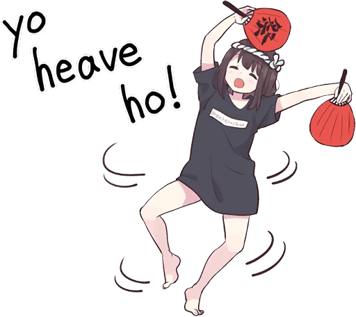🎐 Стикер «Menhera-chan 2 ENG» для Telegram