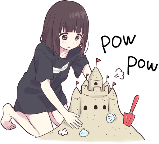 ⚙️ Стикер «Menhera-chan 2 ENG» для Telegram