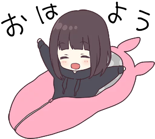 😪 Стикер «Menhera-chan. 3» для Telegram