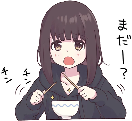 😦 Стикер «Menhera-chan. 3» для Telegram