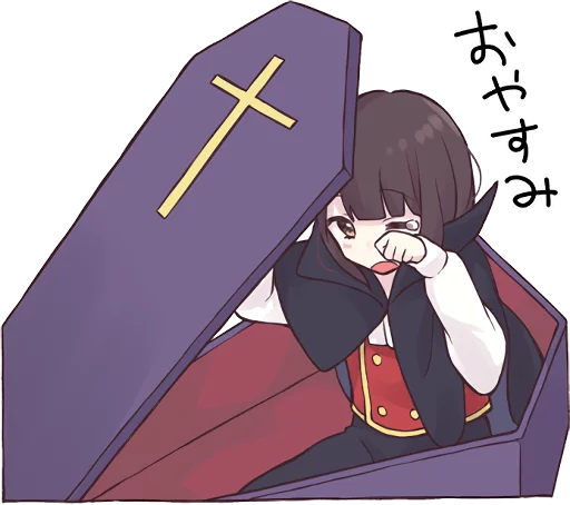 😴 Стикер «Menhera-chan. 3» для Telegram