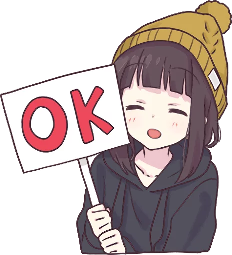 👍 Стикер «Menhera-chan. 3» для Telegram