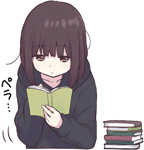 📖 Стикер «Menhera-chan. 3» для Telegram