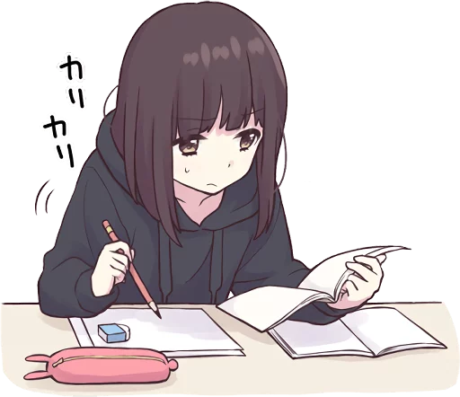 📖 Стикер «Menhera-chan. 3» для Telegram