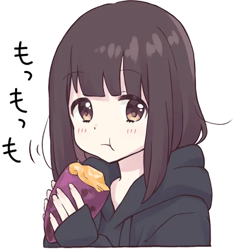 🍠 Стикер «Menhera-chan. 3» для Telegram