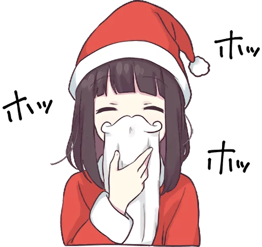 🎅 Стикер «Menhera-chan. 3» для Telegram