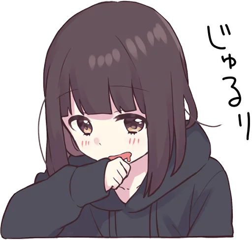 😒 Стикер «Menhera-chan. 3» для Telegram