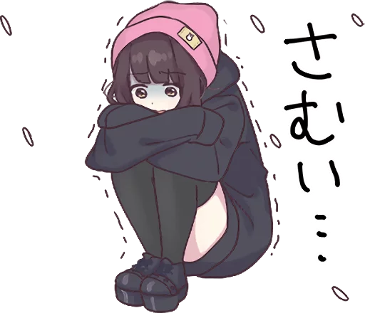 😨 Стикер «Menhera-chan. 3» для Telegram