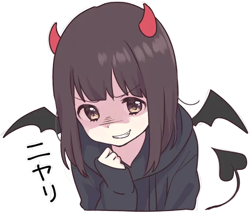 😈 Стикер «Menhera-chan. 3» для Telegram