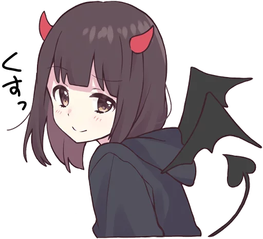 😈 Стикер «Menhera-chan. 3» для Telegram