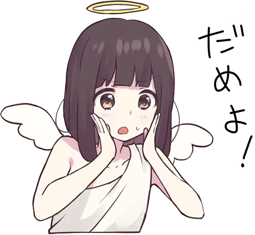 😇 Стикер «Menhera-chan. 3» для Telegram