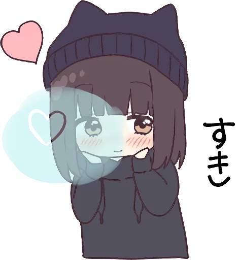 😍 Стикер «Menhera-chan. 3» для Telegram