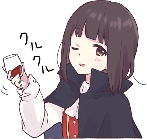 🧛‍♀️ Стикер «Menhera-chan. 3» для Telegram