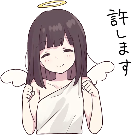 😇 Стикер «Menhera-chan. 3» для Telegram
