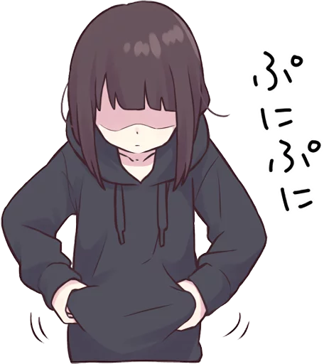 😱 Стикер «Menhera-chan. 3» для Telegram
