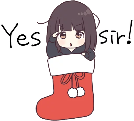 👍 Стикер «Menhera-chan. 3 ENG» для Telegram